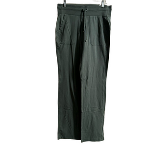 Tek Gear Pants Activewear Straight Leg Mid Rise Stretch Olive Green NEW